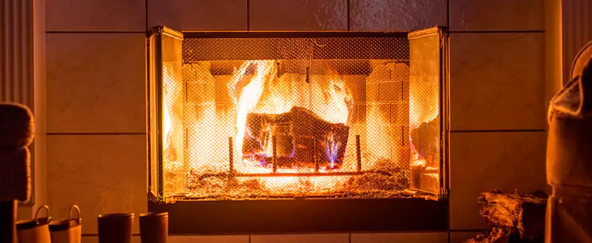 Mendota Hearth Landscape Fireplace Installation in Pinewood, Florida