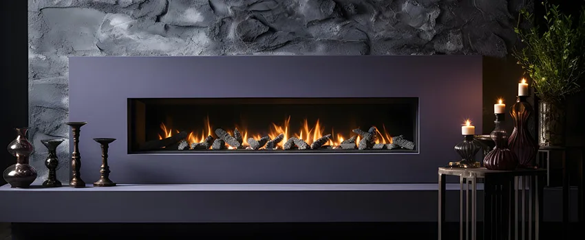 Ember Bed for Ventless Gas Fireplace in Pinewood, FL